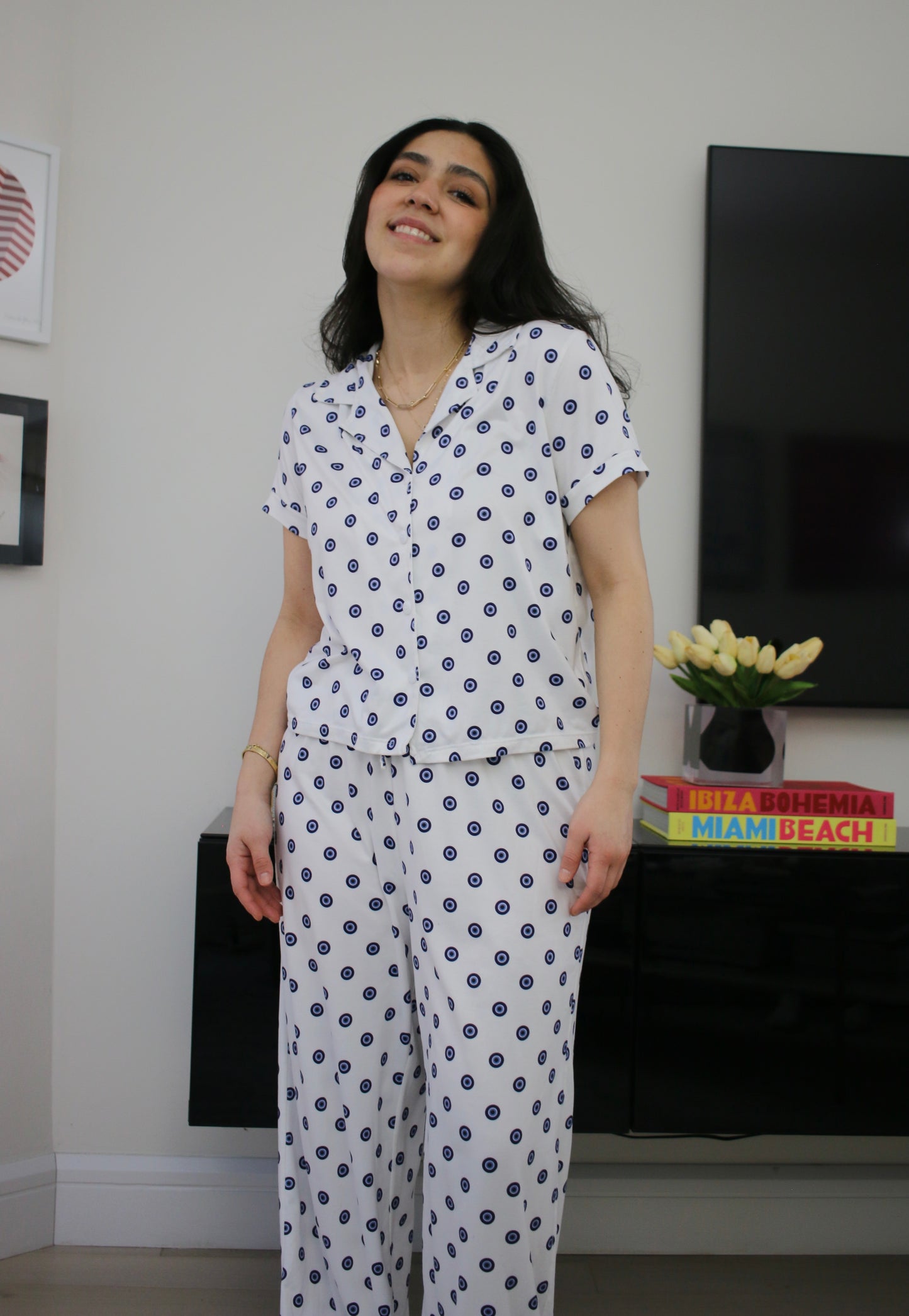 Evil-Eye Pajama Set with Pant