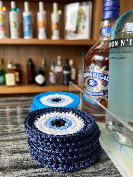 Evil Eye Coasters (Set of 4)