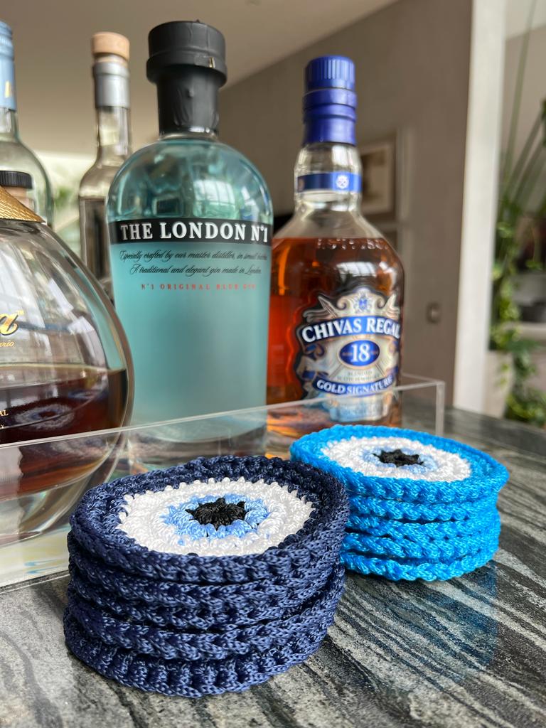 Evil Eye Coasters (Set of 4)